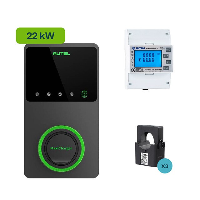 Kit résidentiel borne Autel triphasée 22kW